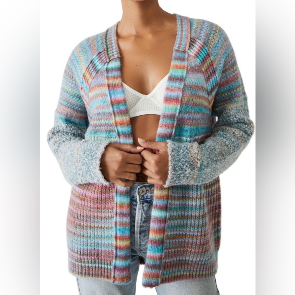 Free People
Women's Blue Sedona Stripe
Cardigan
NWT